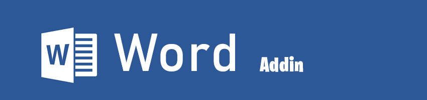 Microsoft Word Addin Plugin